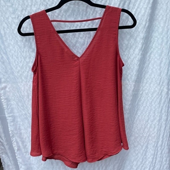 Red a.n.a tank, size small - Picture 2 of 3